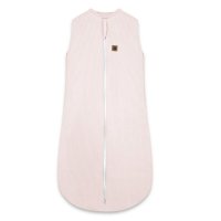 Sac de dormit TEDDY MimiNu Soft, Premium, Bumbac Interlock, Oeko Tex, Fermoar, 3-12 luni, 2.5 Tog, Roz Pastel - 1