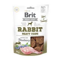 BRIT Jerky Rabbit Meaty Coins pentru Câini, Rondele din Carne de Iepure, 80g - 1
