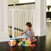 Extensie Munchkin pentru poarta de siguranta metalica 7 cm alba - 1