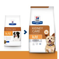 HILL'S Prescription Diet k/d Kidney Care, dietă veterinară câini, hrană uscată, afecțiuni renale HILL'S Prescription Diet k/d Kidney Care, dietă veterinară câini, hrană uscată,sistem renal, 4kg - 10