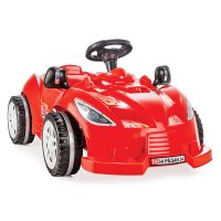 Masinuta cu pedale Speedy Car Red - 1