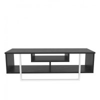 Comoda TV Asal 120 - Negru, Alb - 6