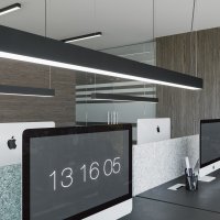 Lustra LED Pinne Alb 3000K 150x6x150 cm - Sollux Lighting - 16
