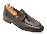 Mocasini eleganti LE COLONEL maro, 72804, din piele naturala - 1