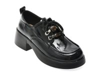 Pantofi negri GRYXX model 6301 din piele naturala lacuita - 1