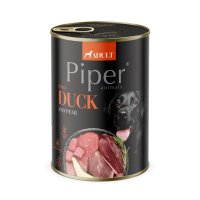 PIPER Animals, XS-XL, Rață, conservă hrană umedă fără cereale câini, (în aspic), 400g - 2