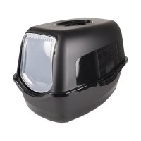LITIERA PENTRU PISICI, FLAMINGO LEXIE L BLACK 39X56X39.5/560851 - 1