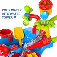 Set jucarie pentru plaja, roaba cu accesorii incluse - 6