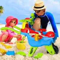 Set jucarie pentru plaja, roaba cu accesorii incluse - 5
