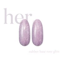 Her Rubber Base Rose Glits - 1