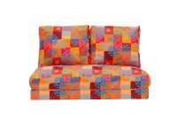 Canapea extensibila TAIDA, 2 locuri, multicolor, 120x68x62 cm - 1