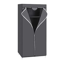 Dulap pentru haine, Songmics, Gri, 75x45x160 cm - 2