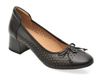 Pantofi eleganti KARISMA negri, JI60013, din piele naturala - 1