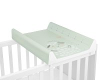 Saltea infasat cu intaritura KikkaBoo Sleepy Sheep 70x50cm cu suprafata impermeabila,Taliometru incorporat,Contur lateral mai inalt restrictie blanda antirostogolire,Potrivita pentru acasa,cabinete medicale - 3