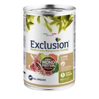 EXCLUSION Mediterraneo Monoprotein pentru Câini cu Miel, Conservă Umidă 400g, XS-XL - 1