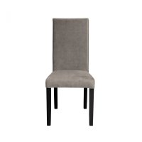 Scaun living TEO, picioare lemn wenge, stofa z cappuccino, 46x60x98 cm - 1