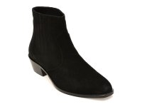 Ghete dama GRYXX 5376042, negre, din piele intoarsa - 1