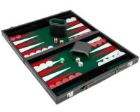 Set de Joc Backgammon Casino - Compact 38x47 cm - Verde - 1
