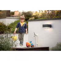 Lampa Exterioara Philips Hedgehog, 1xE27, Max 42W, IP44, Dimensiuni 182x160x91mm, Culoare Antracit - 4
