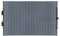 UB Parasolar auto tip jaluzea retractabil, cu ventuze, gri, 150 x 70 x 6 cm - 1