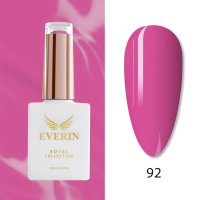 Oja Semipermanentă Everin Royal Collection 10 ml – 92 Pink Glamour | Roz Fucsia Intens - 1