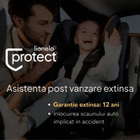 Carucior 3 in 1 Lionelo Layla Bej pana la 22 kg, reversibil, cadru aluminiu, landou intarit si salteluta din spuma AirDots si scoica auto testata ADAC - 1