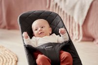 Balansoar Bliss BabyBjorn Negru din Tesatura Matlasata cu Design Clasic - 2