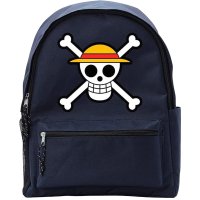 Rucsac One Piece - Skull, albastru - 1