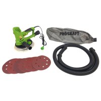 Masina de slefuit pereti Procraft EX950EL, 710 W, disc 180 mm, 1200-2500 rot/min, cu aspirator si sac - 2