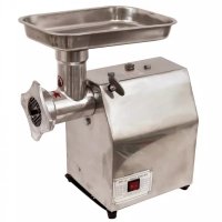 Masina de Tocat Carne Profesionala Inox BR-MTCE, 900W, 160 Kg/h + Carnatar Orizontal 5 Kg - 4