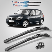 Stergatoare Dacia Sandero I (2008–2012) TeamCar® – Set fata Hybrid - 7