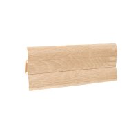Plinta PVC pentru parchet laminat Korner LP62 - 2500 mm, 62 mm latime, 23 mm inaltime, finisaj stejar lapis - 1