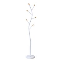 Cuier Portu Alb 30x30x170 cm - 1