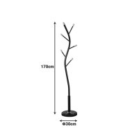 Cuier Portu Alb 30x30x170 cm - 4