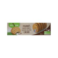 Biscuiti Bioalbon cu Umplutura de Cacao - 185g - 1