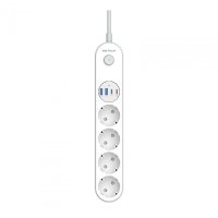 Prelungitor Serioux SRXP-PS44W cu 4 prize Schuko si 4 porturi USB - 4