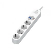 Prelungitor Serioux SRXP-PS44W cu 4 prize Schuko si 4 porturi USB - 6