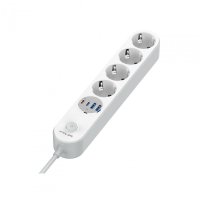Prelungitor Serioux SRXP-PS44W cu 4 prize Schuko si 4 porturi USB - 7