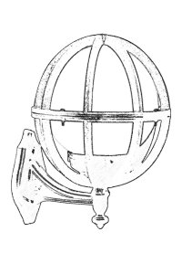 Aplica de perete exterior M3OP Alb 34x28 cm - 2