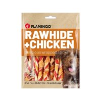 Recompense Caini, Baton Multicolor Piele & Pui, Flamingo, 350 g - 1