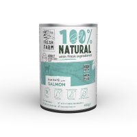 FRESH FARM Smooth Sterilised cu somon, hrana umeda pate pentru pisici sterilizate, conserva 400 g - 2