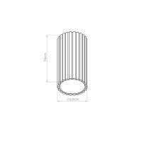 Lustra LED Ivar Negru 3000K 6.4x6.4x12 cm - 2