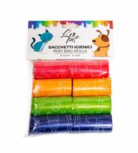 Leopet pungi Igienice Asortate, set 8 role - 1