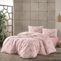 Set lenjerie de pat bumbac satinat pentru 2 persoane, Homs, H280,00064 - 1
