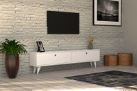 Comoda TV Paris - Alb Elegant - 1