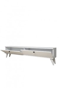 Comoda TV Paris - Alb Elegant - 4