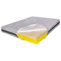 Saltea Ortopedica din Latex 160x190 cm cu Husa Ioni de Argint, 23 cm, Reversibila - Hotel Range - 1