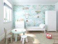 Patut evolutiv Isabel Casmir 3 in 1, pat bebe, junior, pat precolar cu somiera reglabila i trepte detasabile 140 x 70 cm - 4