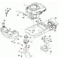 Surub Ambreiaj Electromagnetic Husqvarna pentru Tractoras (532 17 39-37) - 101mm - 2
