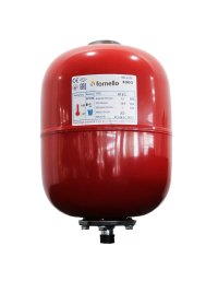 Vas de Expansiune Termic Fornello 12 Litri Vertical, Rosu, Presiune Maxima 10 Bar, Membrana EPDM - 1